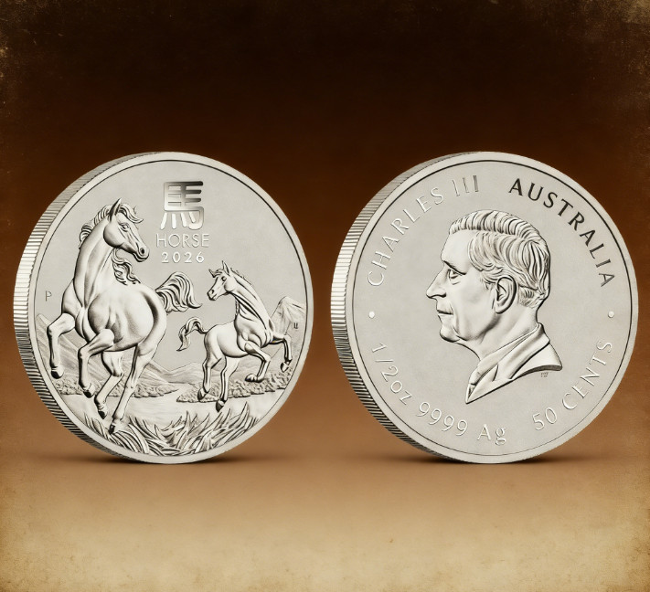 2026 1 oz Perth Lunar Year of the Horse Silver Coin (BU) 🌟 Limited Coin