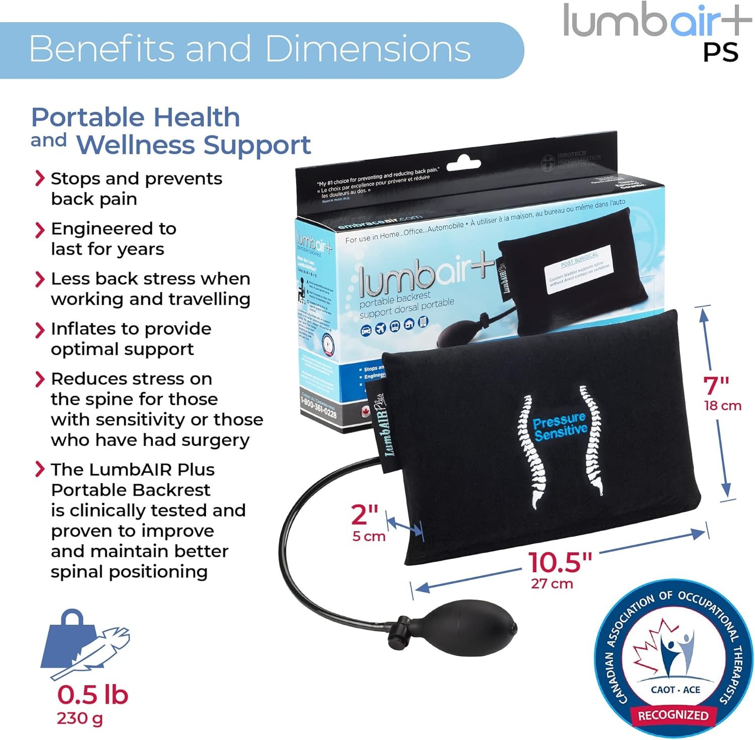 LumbAIR+ Pressure Sensitive