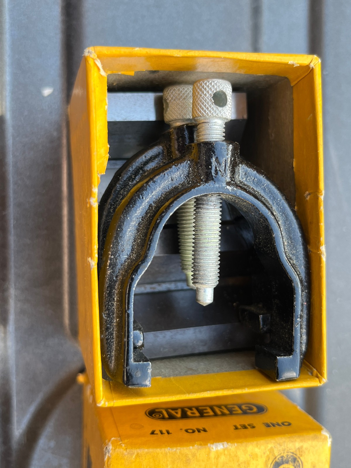 Vintage GENERAL USA #117 V-Block Pair w/2 Clamps