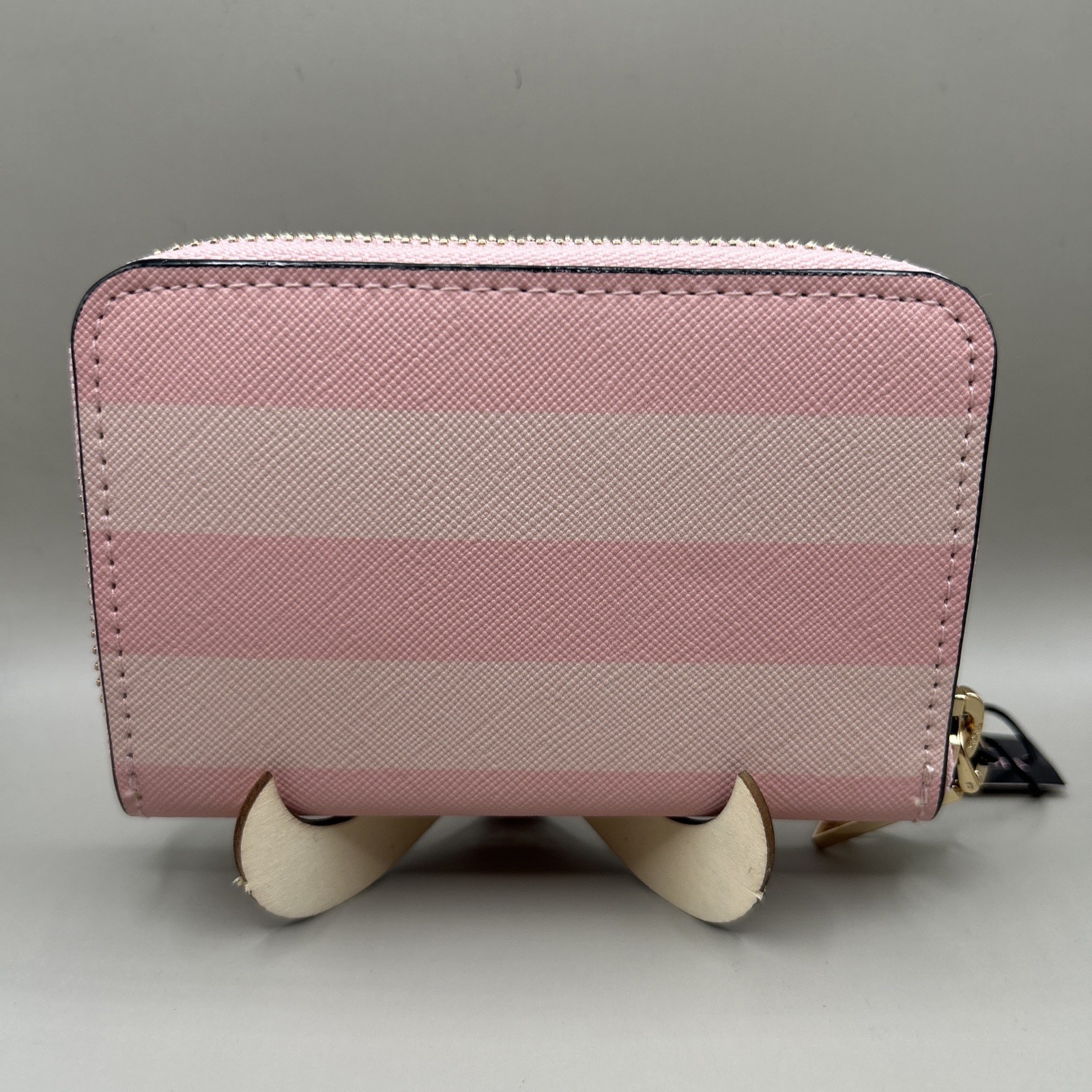 Victoria’s Secret Small Wallet With Zip Heritage Stripe NEW WITH TAG