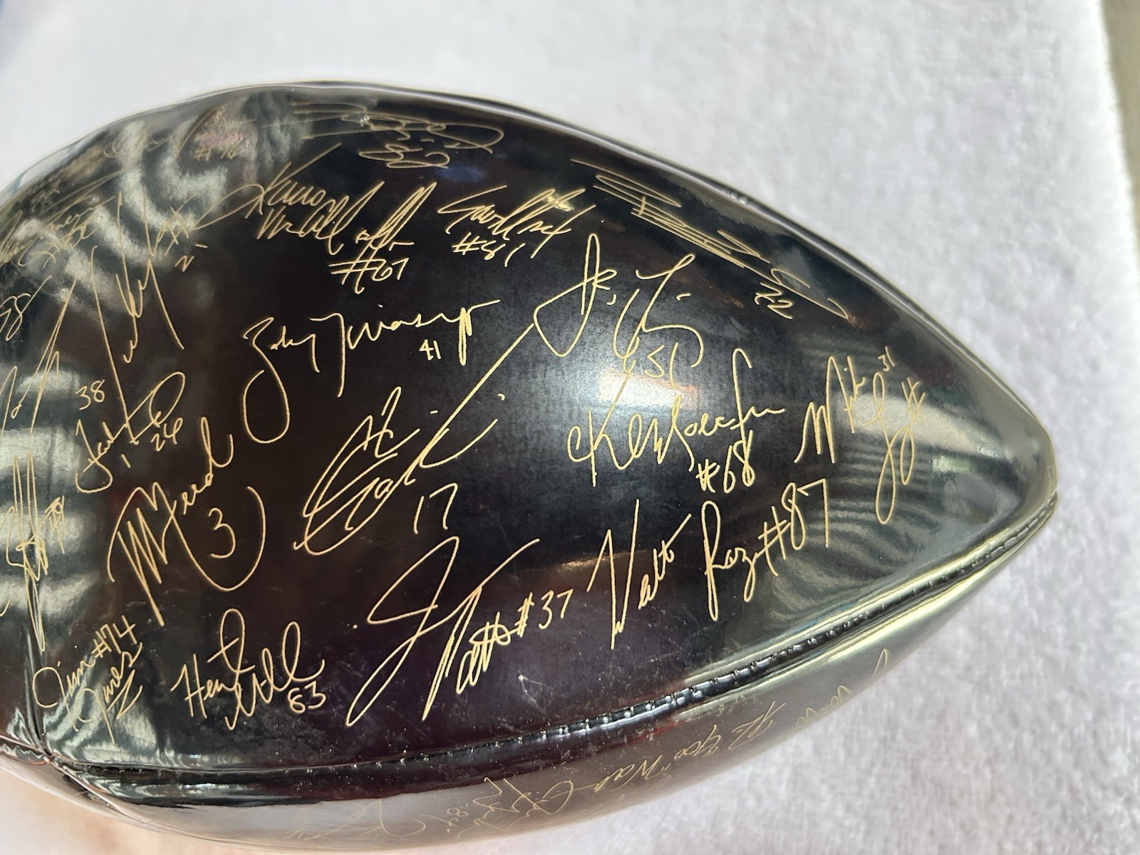 2005 TEAM SIGNED STEELERS FOOTBALL