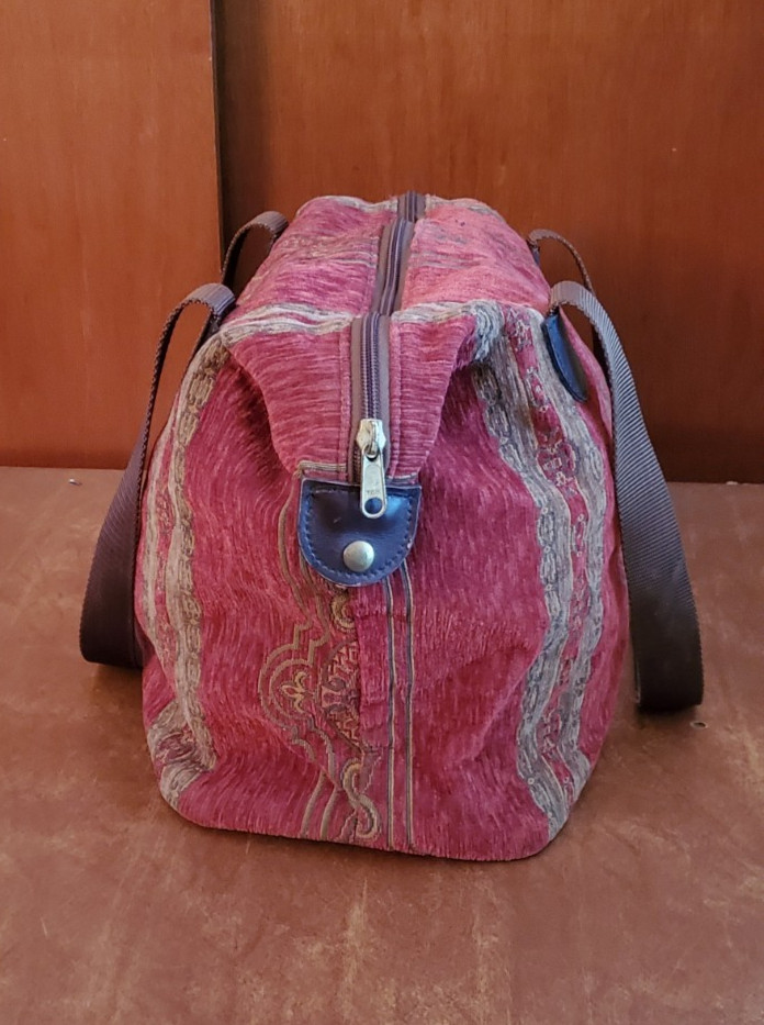 Vintage Showline Inc Custom Tapestry Overnight Weekend Bag Luggage