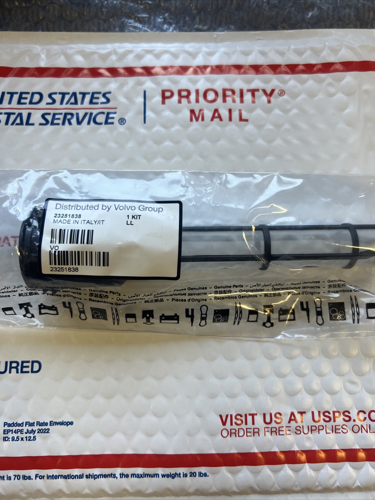 Genuine Volvo Truck 82269261 Filter For DEF Tank 23251838 factory sealed