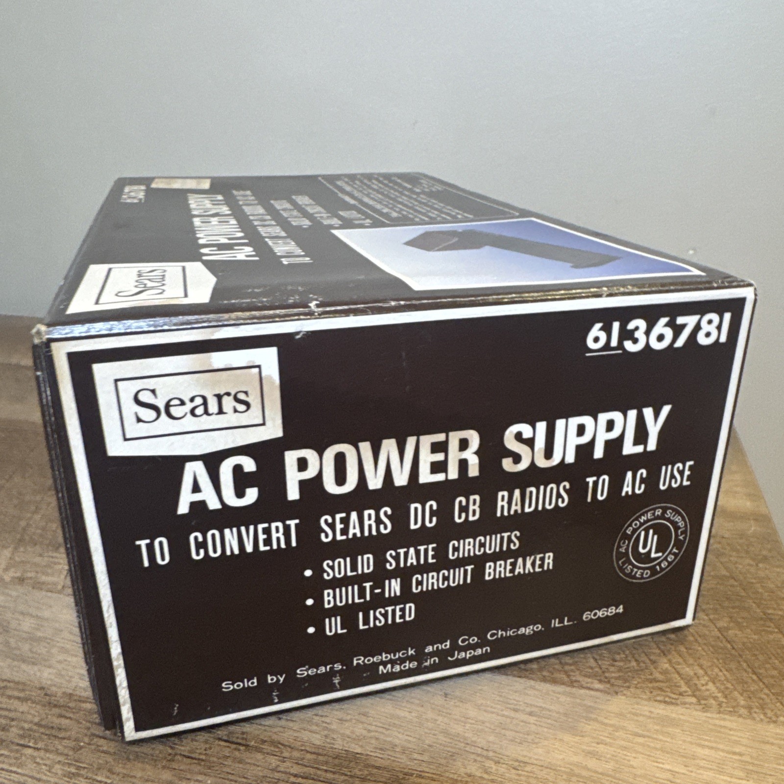 New Sears CB Radio Power Supply Converter 120v AC to 12V DC Home Use # 6136781