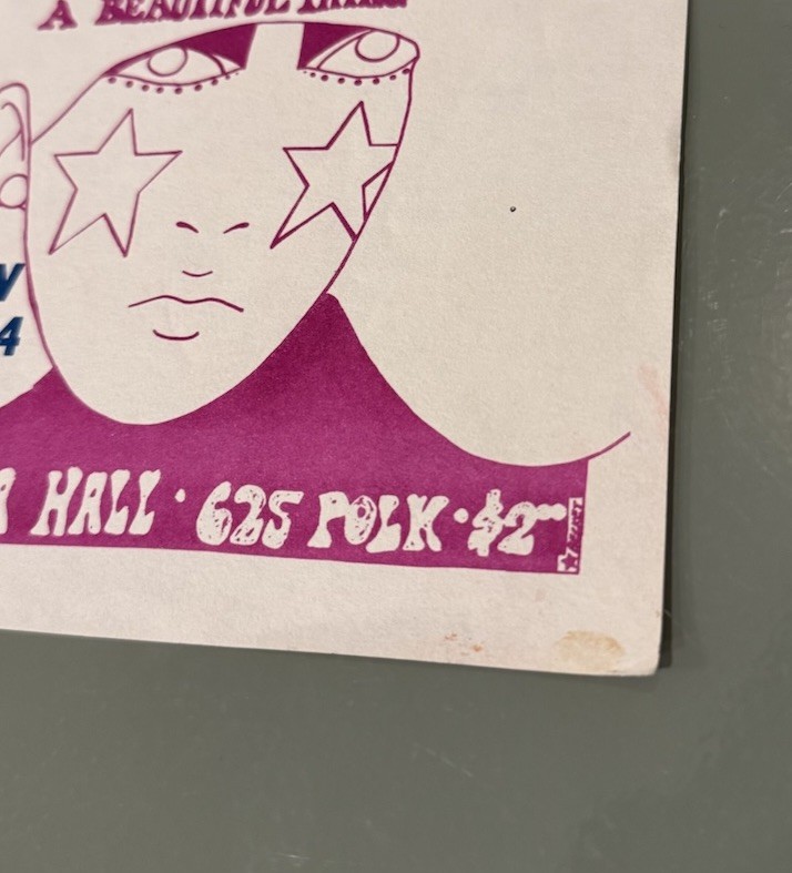 Rare!- Brother and The Holding Co Handbill-1966-California Hall-Original