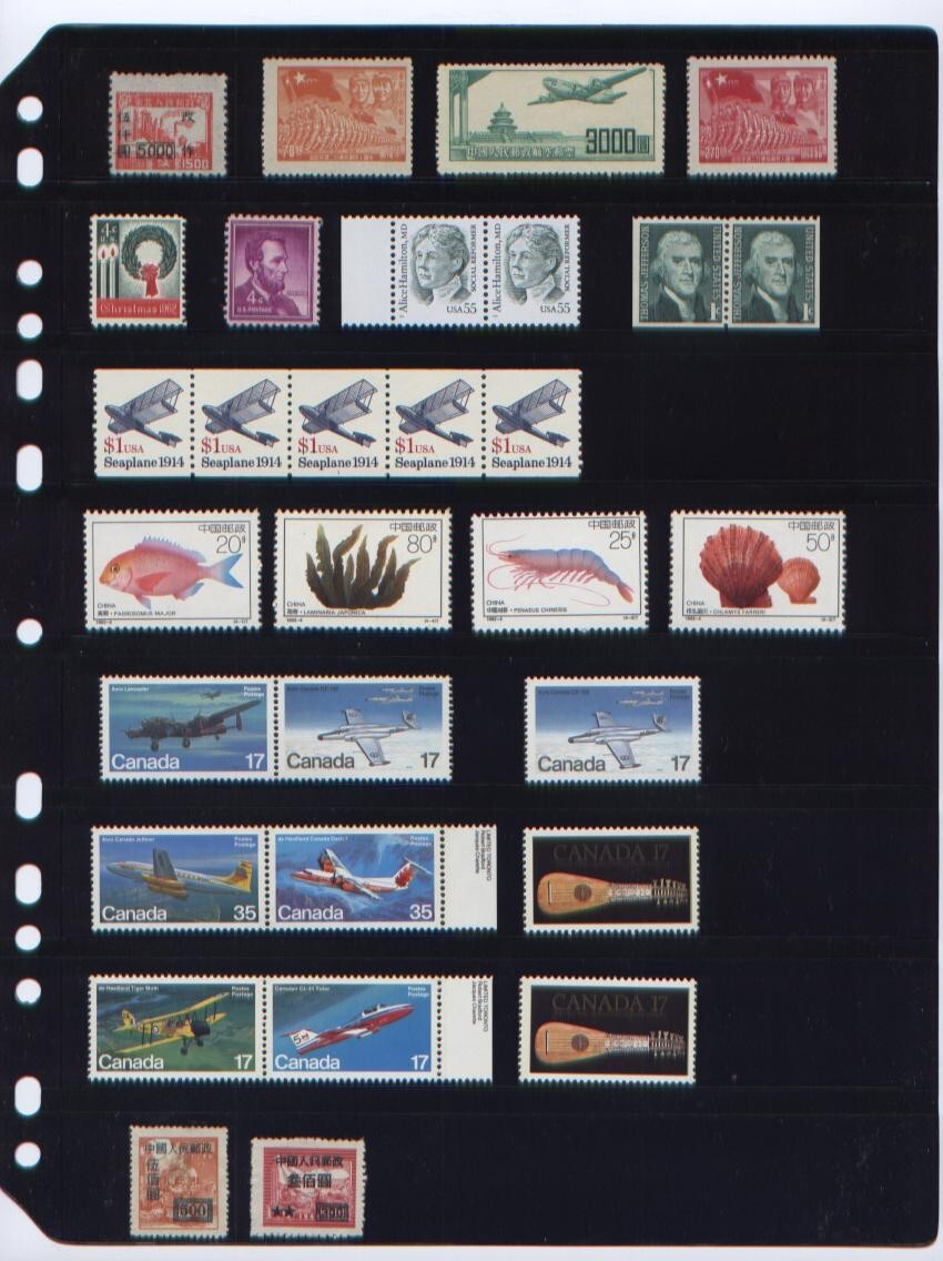 **ANCHOR 25 New Stock Pages 8 S (8-Rows)- black stock sheets/ FREE SHIPPING...