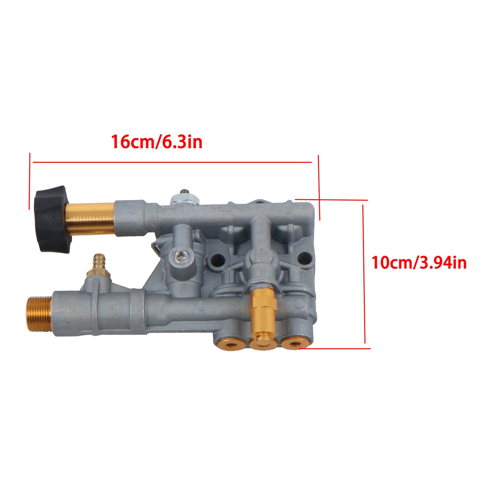 Pressure Washer Pump Manifold Kit 7108366 With Mounting Bolt Washer Pump Sliver