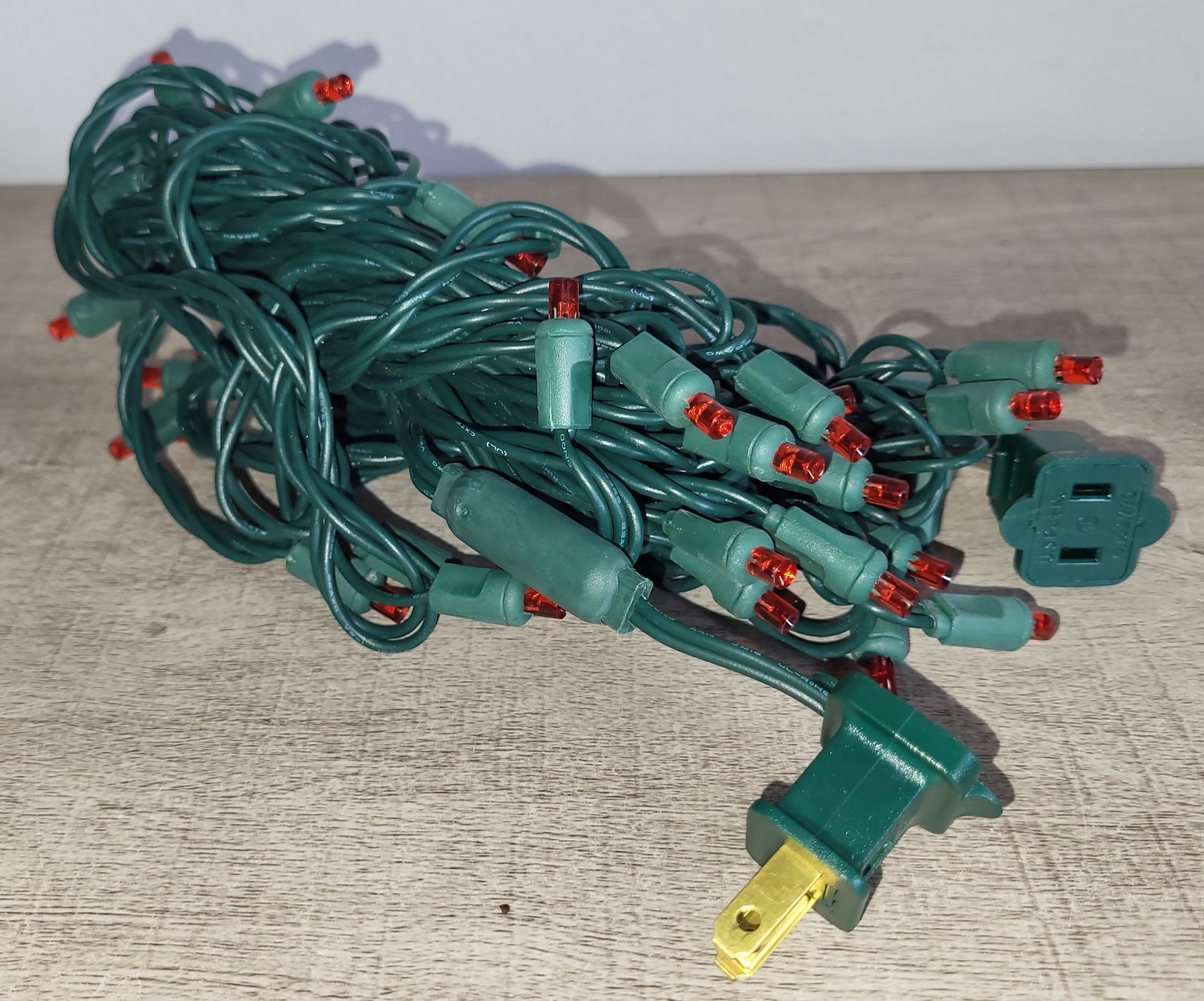 SOLID RED LED 24' 5mm Christmas Holiday 50 Lights Commercial Industrial Outdoor