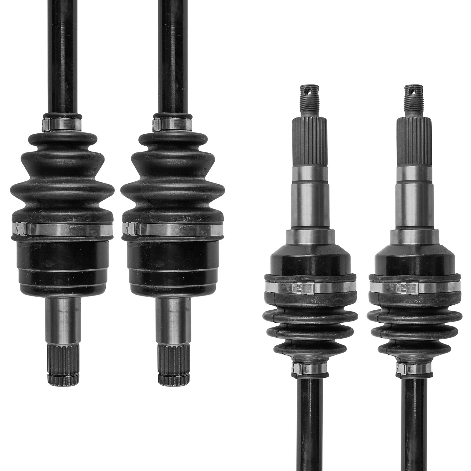 Front Right And Left CV Joint Axles for Yamaha Big Bear 400 YFM400F 4X4 2002-06