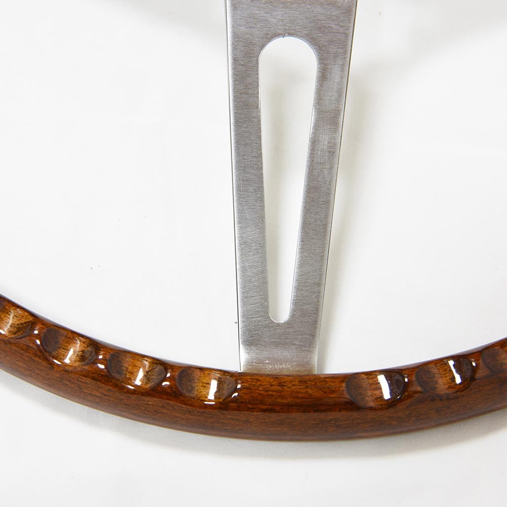 Flashpower GM Classic Wood Steering Wheel Original Restoration Muscle Car 15''