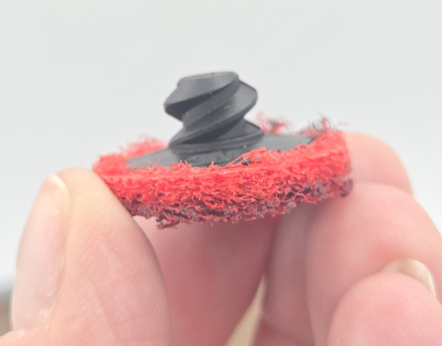 50/Box 3M 1” Scotch-Brite ROLOC 89321 Medium Red Precision Conditioning Disc