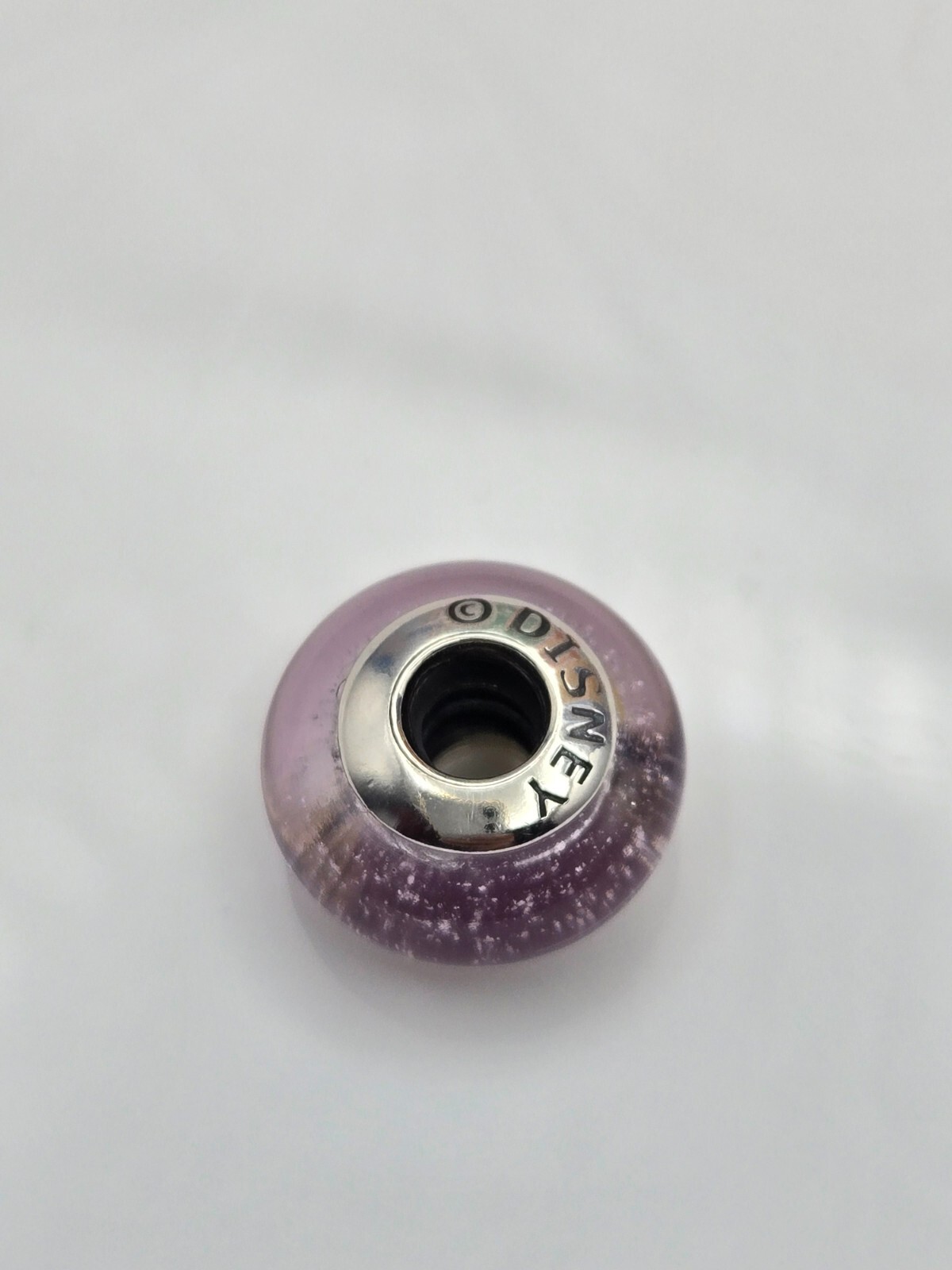 Authentic Pandora Disney Rapunzel's Signature Color Murano Glass purple Charm