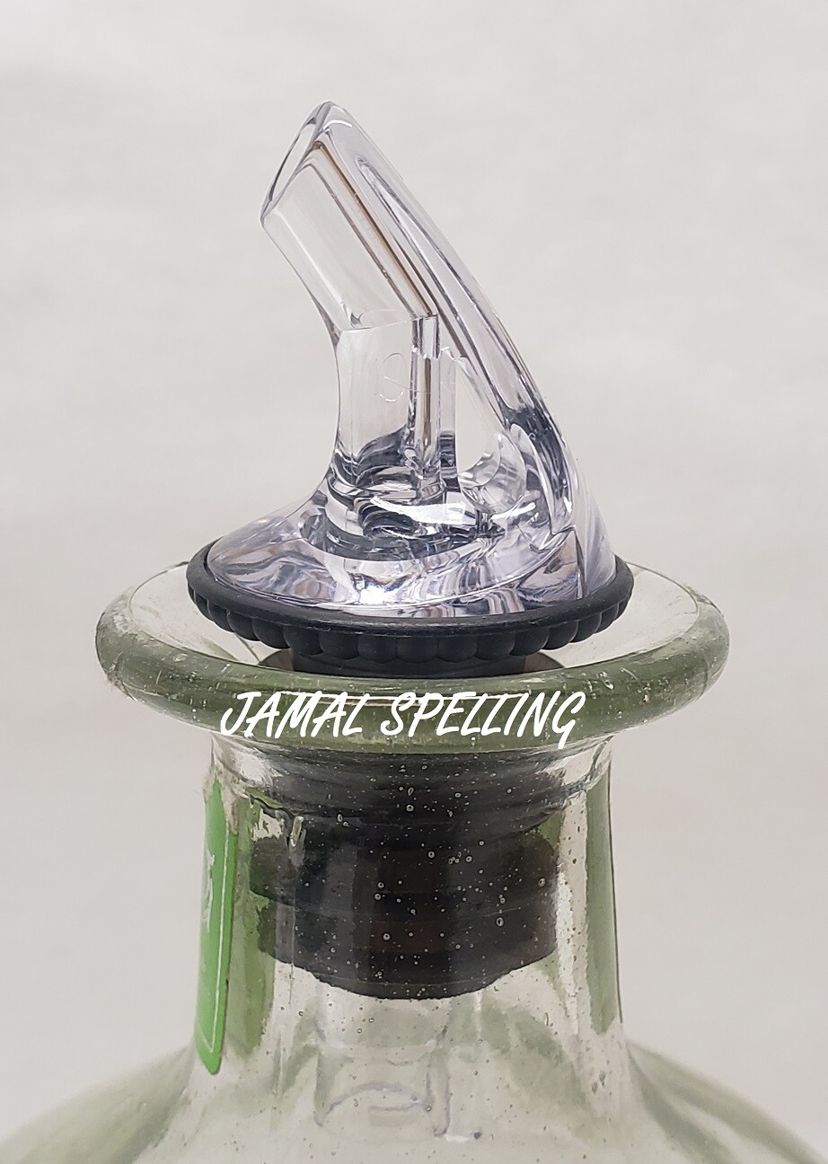 6 Liquor Bottle POUR SPOUTS BIG CORK Pourer for 1.75L, 1/2gl & Patron 750ml