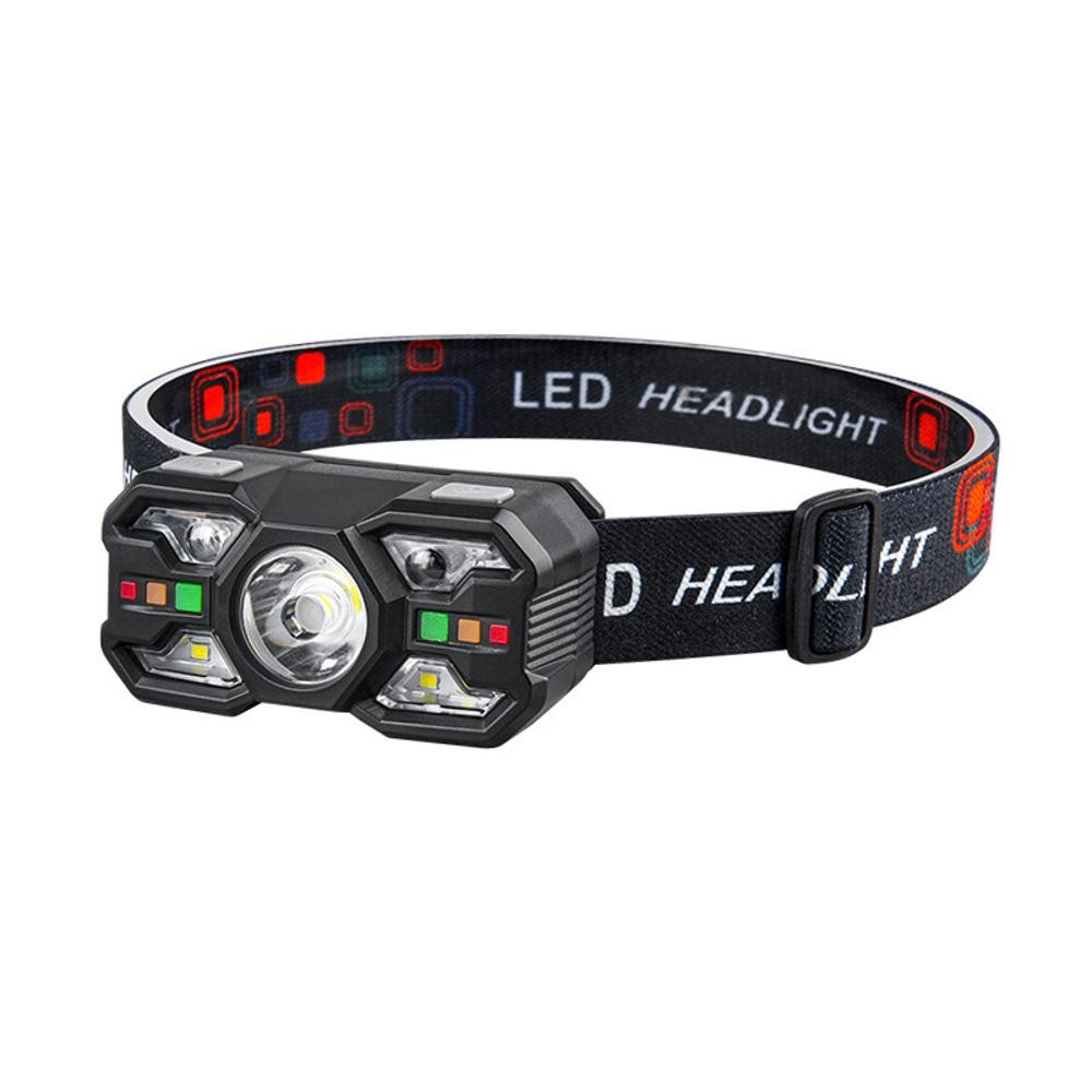 4x Rechargeable Headlamp Super Bright LED Head Light Forehead Flashlight Outdoor