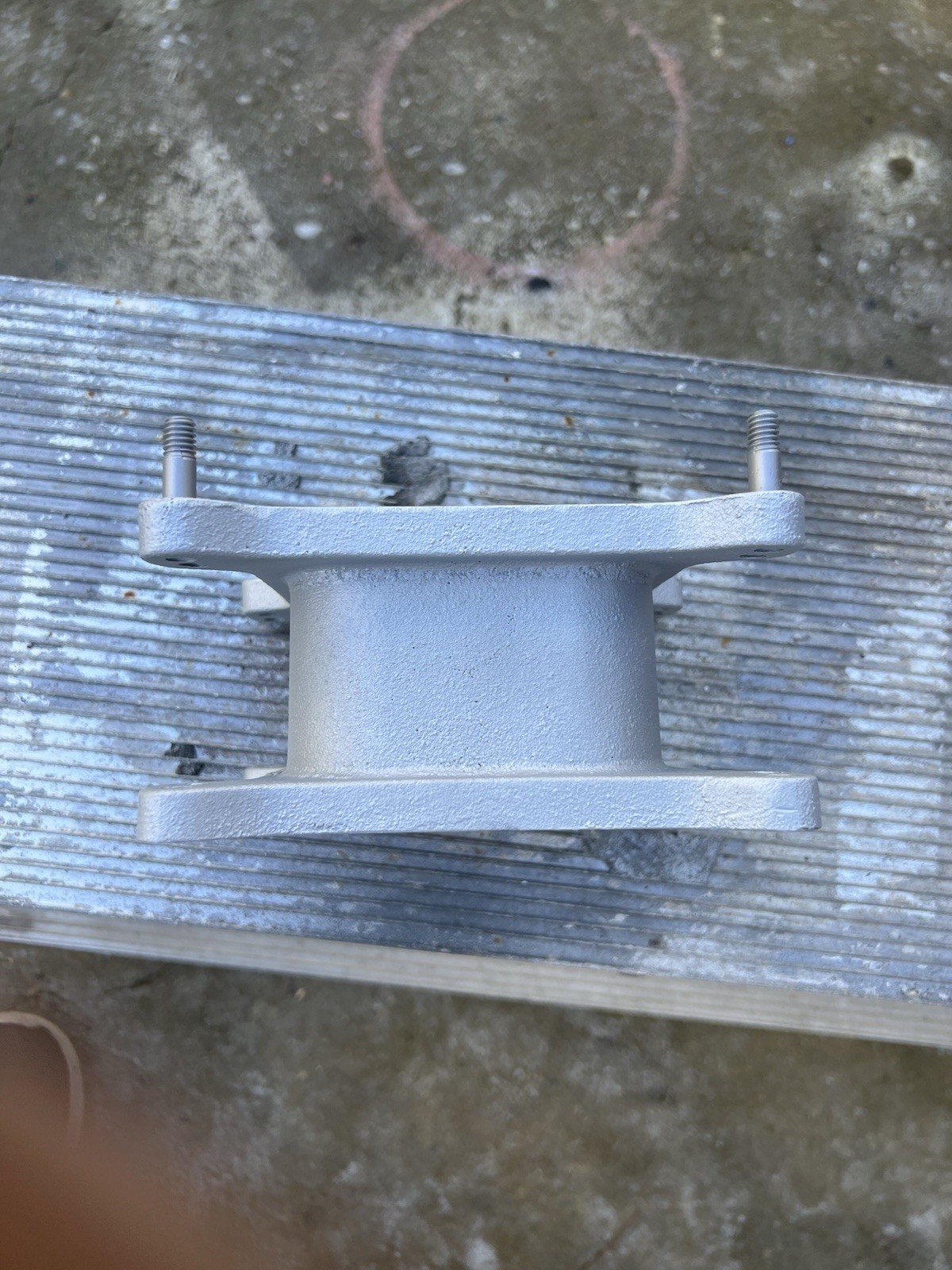 Vintage Tru-Scor Engineering 3 Inch 4150 Carburetor Spacer Plate