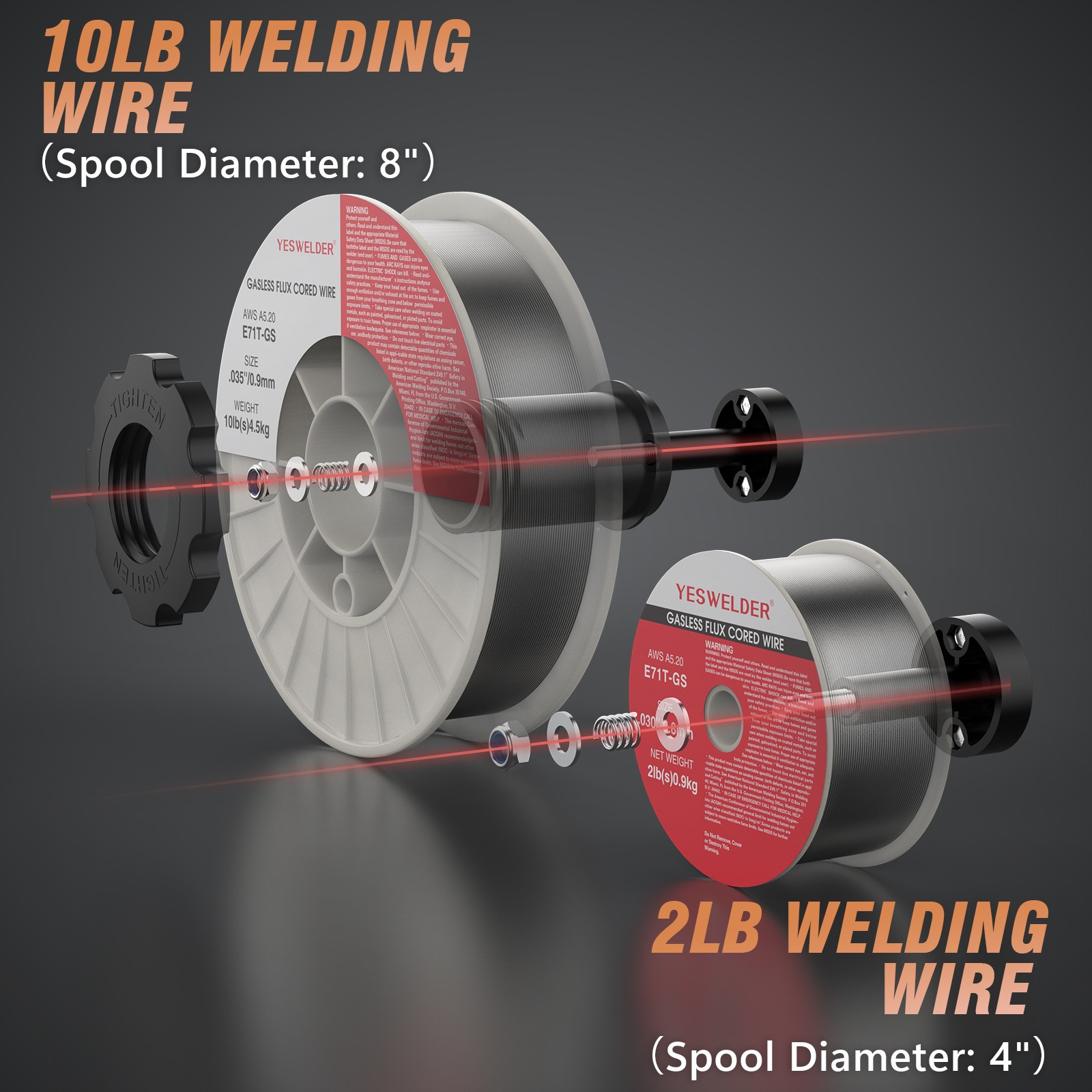 YESWELDER MCT-418 4-in-1 180A MIG/TIG/Stick & 40A Plasma 110V/220V