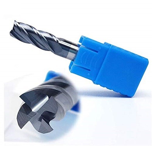 5 PCS 4 FLUTE 3/8 END MILL SOLID CARBIDE TIALN COATED X 1 X 2-1/2 CNC BIT