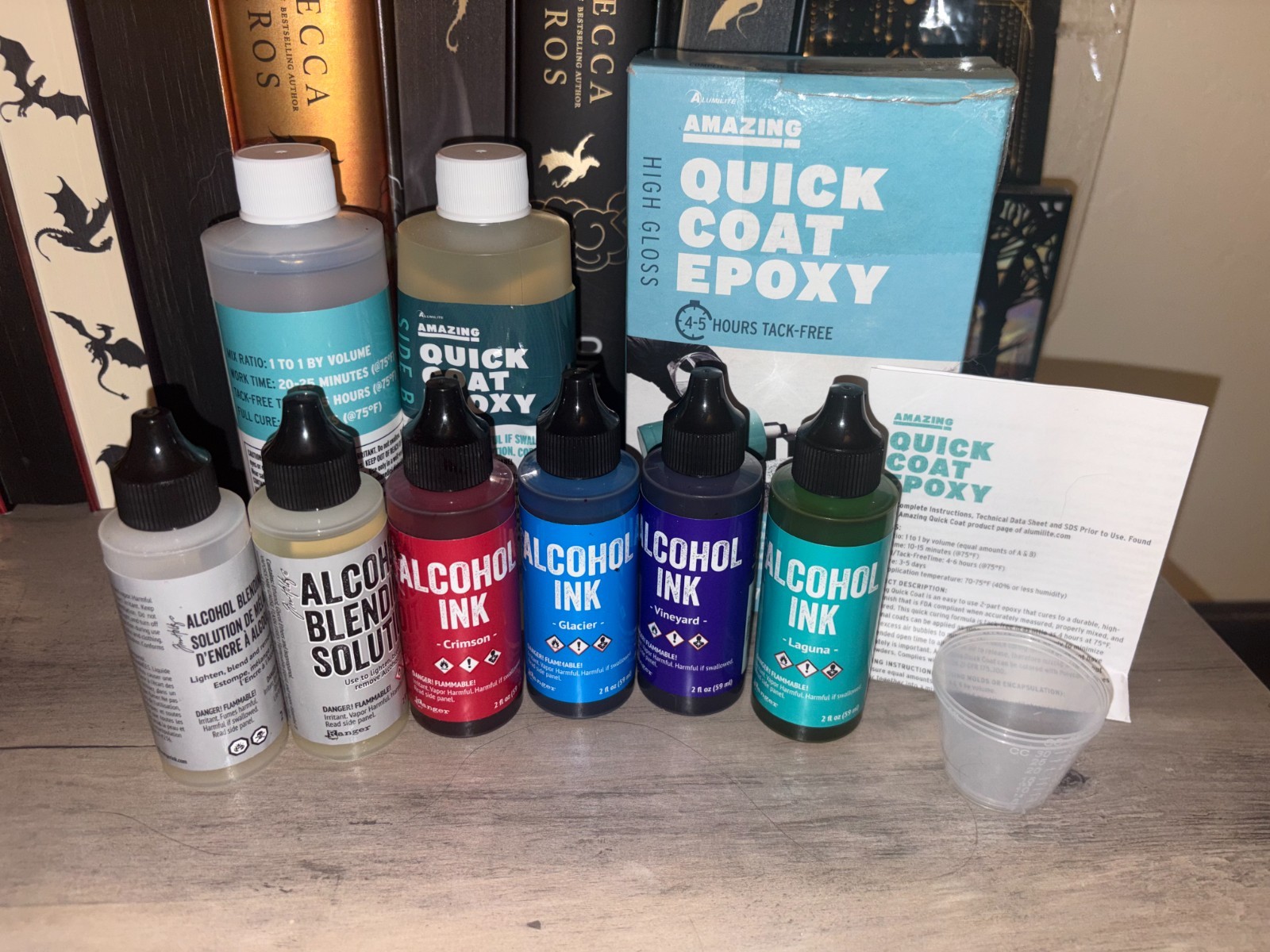 Epoxy Resin with Tim Holtz Alcohol Ink Bundle