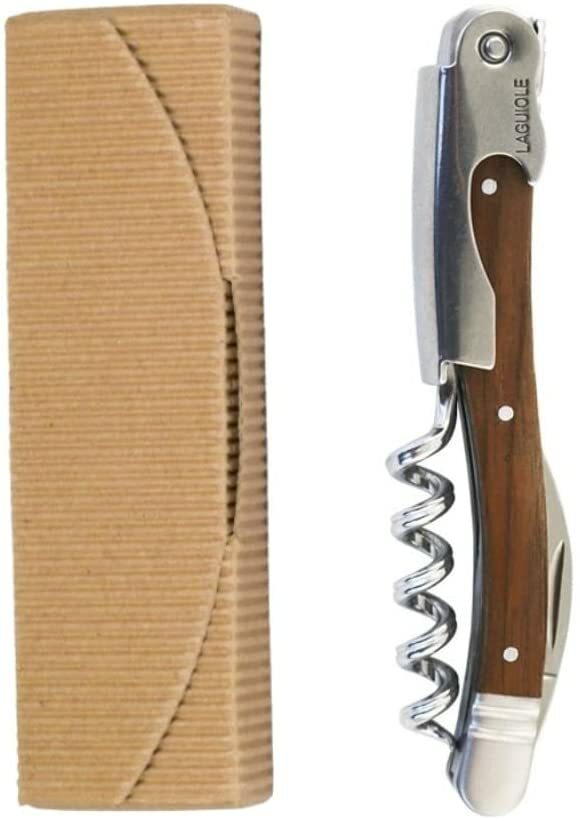 LaGuiole Waiter's Corkscrew - Walnut Handle, Gift Package