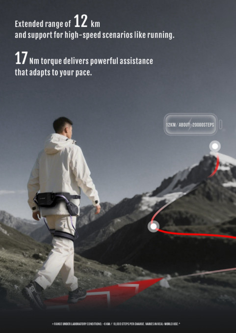 Robotic Legs S1 Electric Walker Walk Aid Exoskeleton Dual-Motor 17Nm Mobility AI