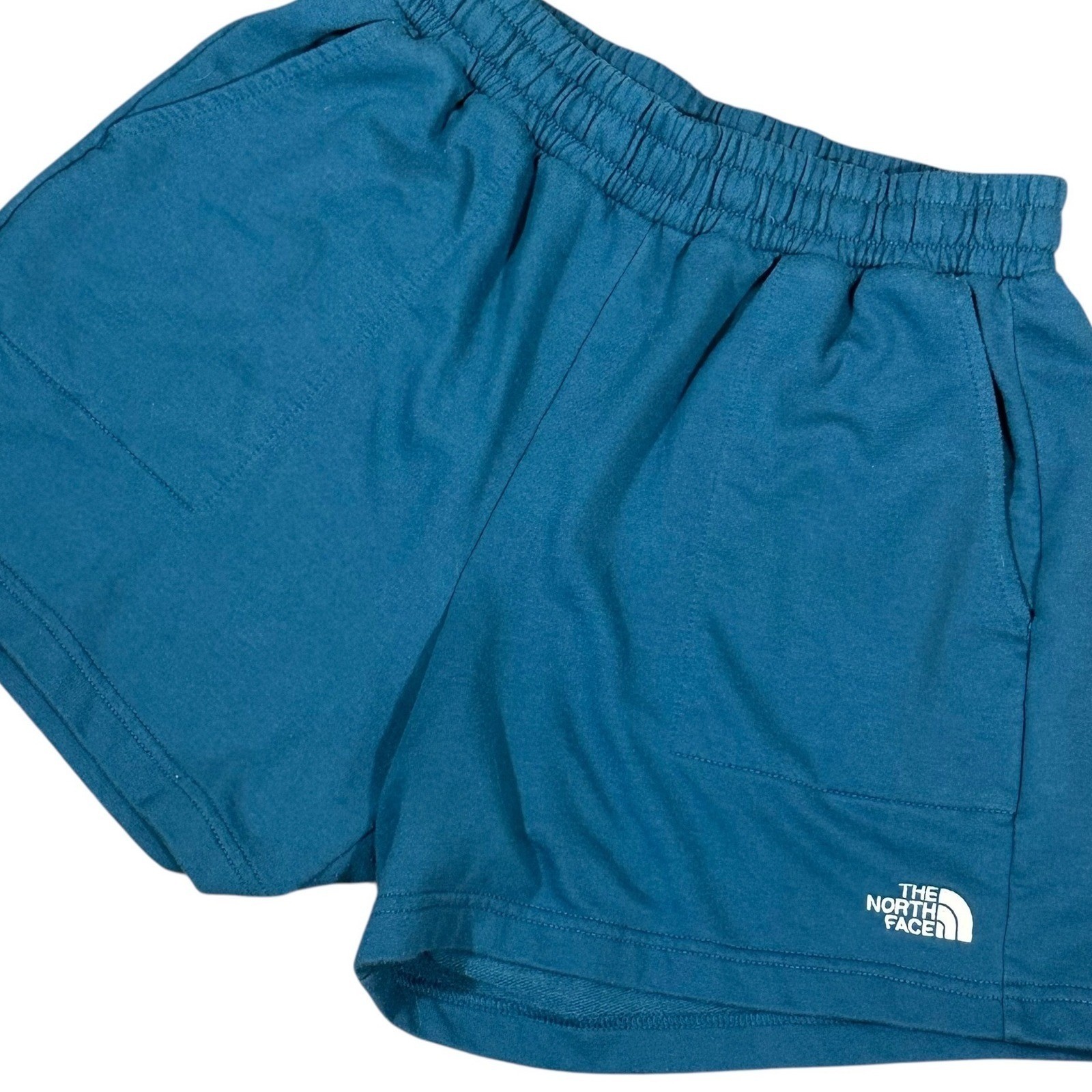 The North Face Fleece Shorts Women's Small Blue Casual Athletic Drawstring