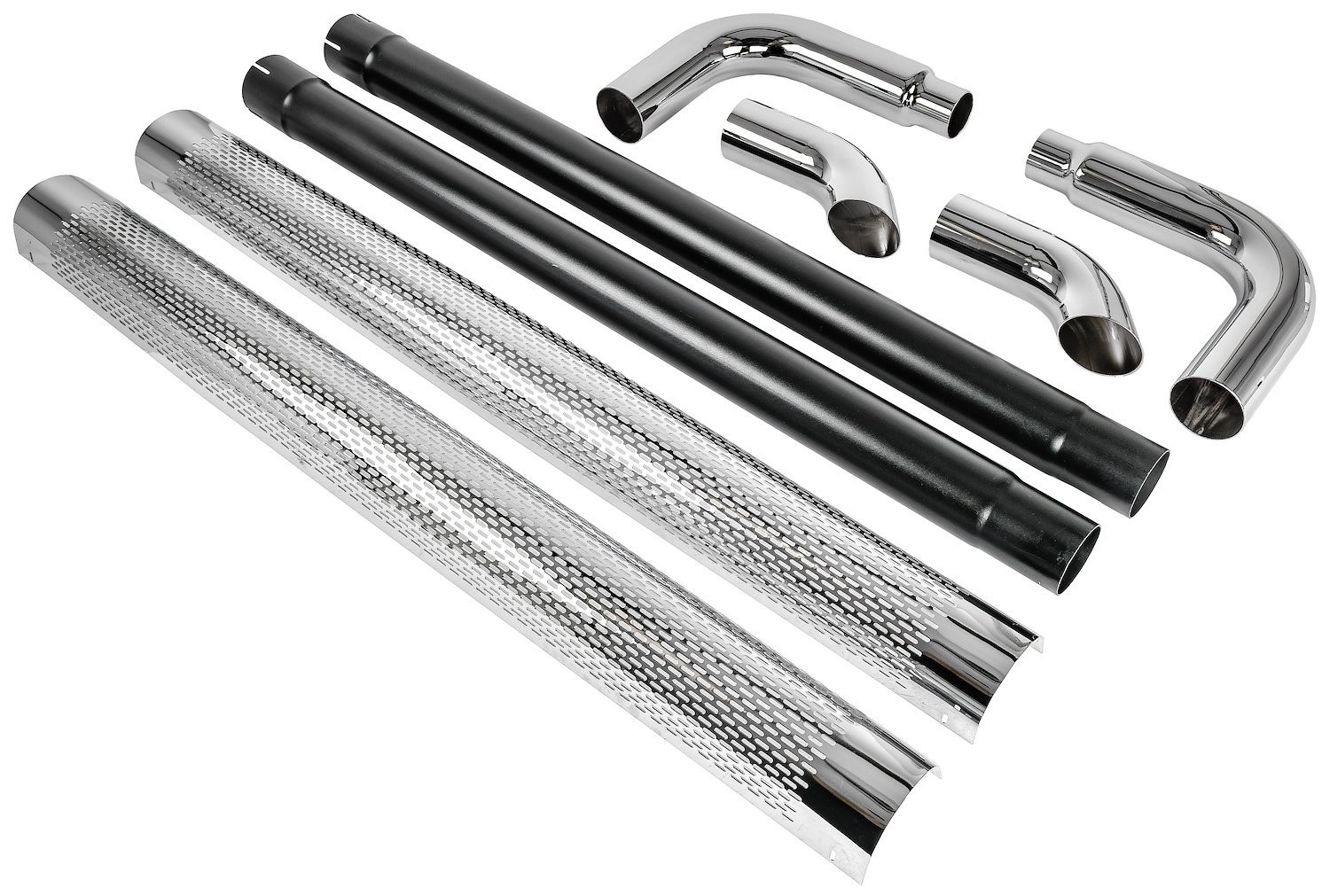 JEGS 30582 Shielded Side Pipes Length 60 in.