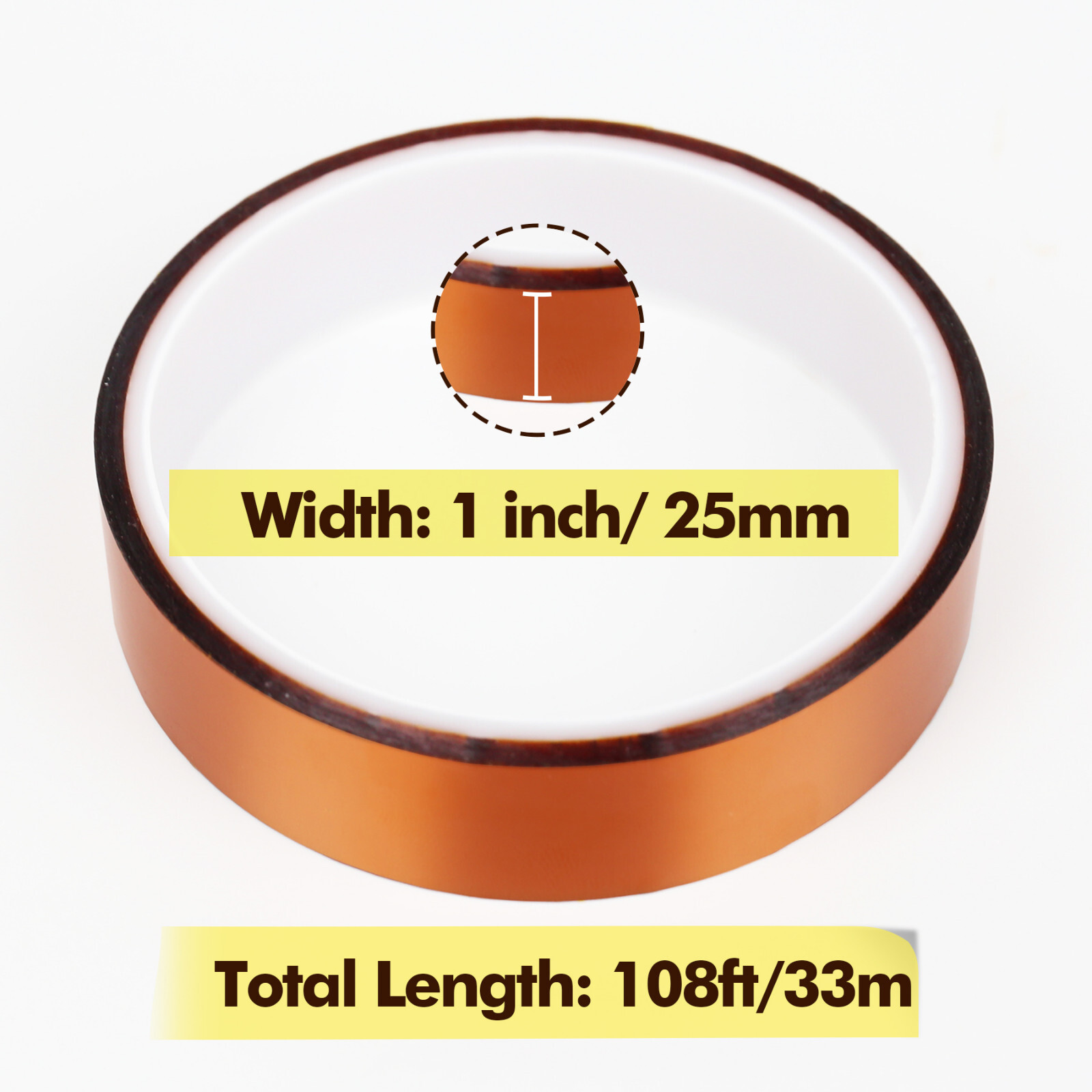 A-SUB 25mm x 108FT Heat Resistant Tape High Temperature Sublimation Thermal