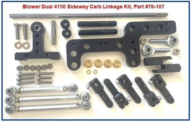 Genuine Enderle Dual Carb Linkage supercharger Blower Sideways 6-71 USA-Made!