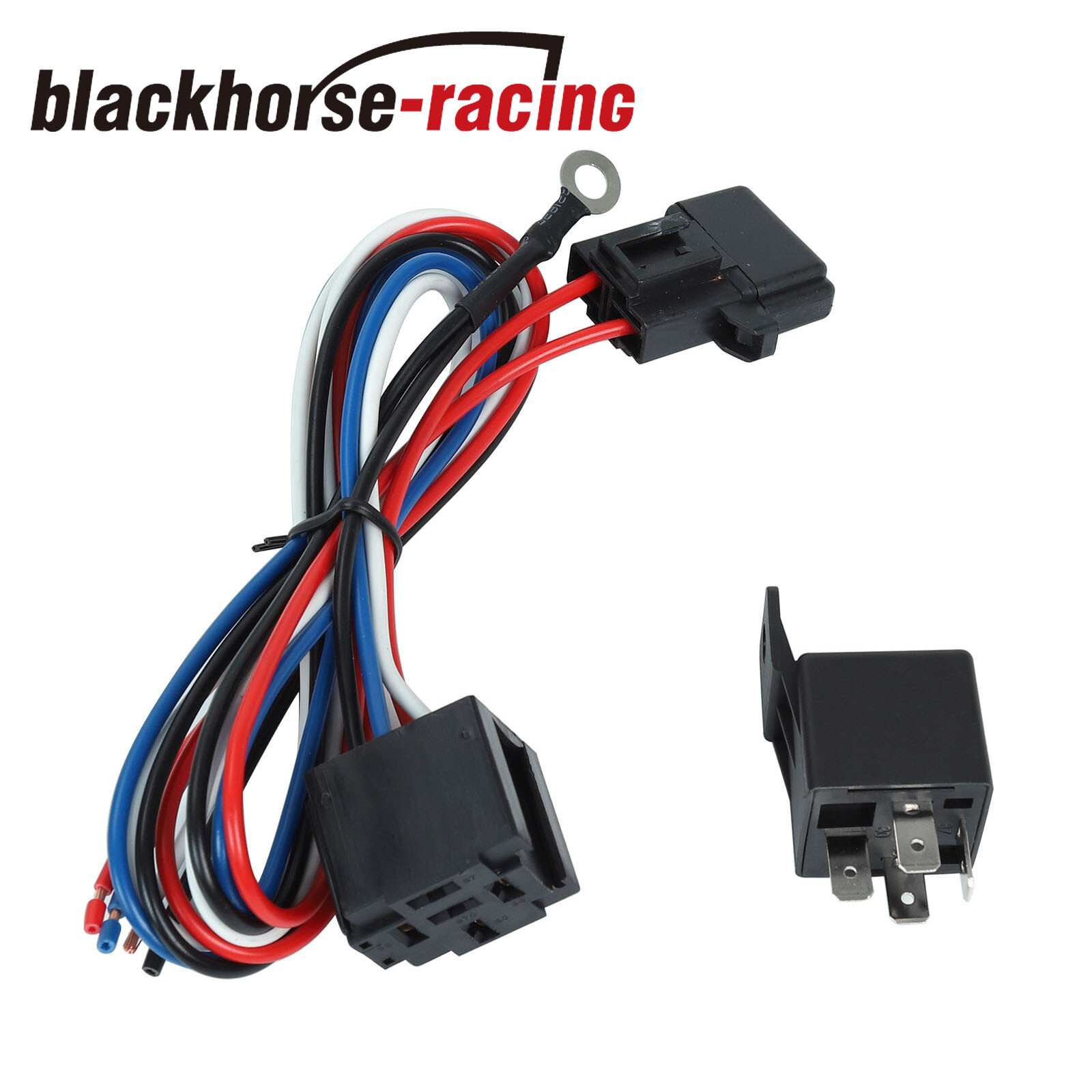 For 1963-1966 Chevy C/K C10/C20/C30 Pickup V8 3Row Radiator+16" Shroud Fan+Relay