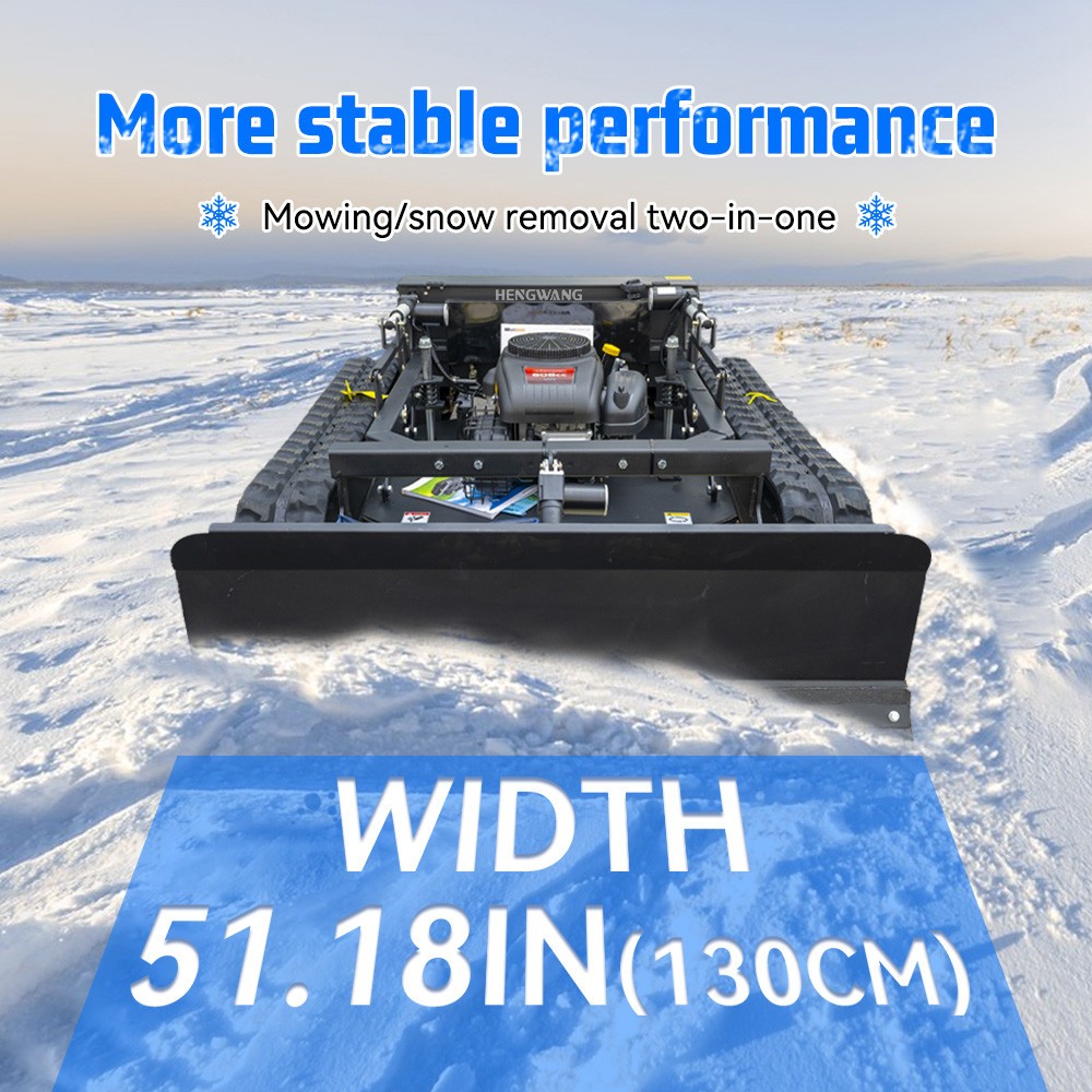 22hp robotic lawnmower on sale! Robotic snowplow on sale! Detachable push blade