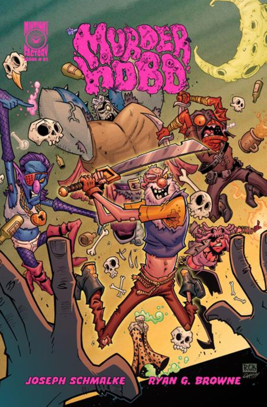 MURDER HOBO #1 **CVR A RYAN G BROWNE** (LOOKS WILD)  PRESALE 04/22/26 (MR)