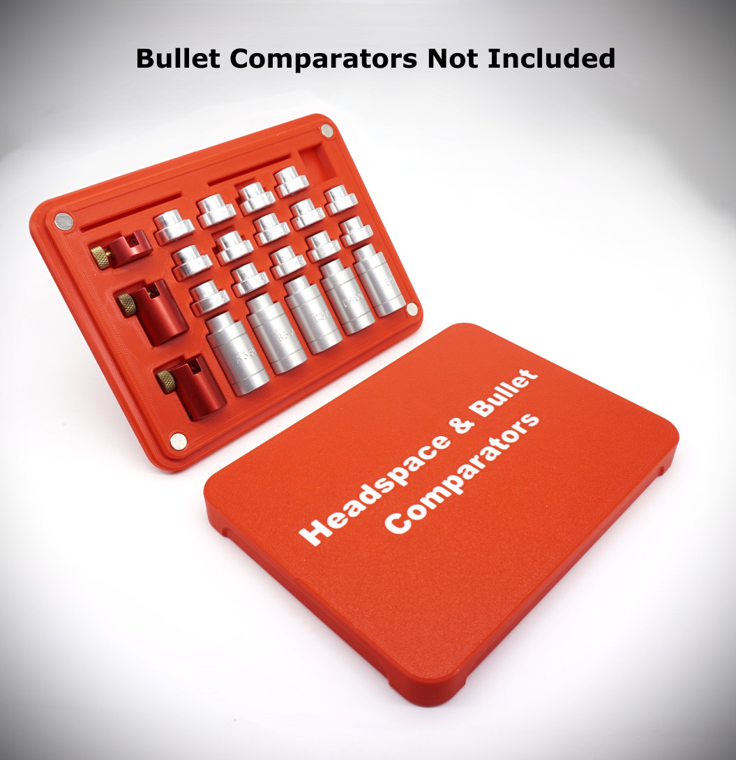 Hornady Bullet Headspace Comparator Anvil Storage Case Magnetic Lid  Organizer