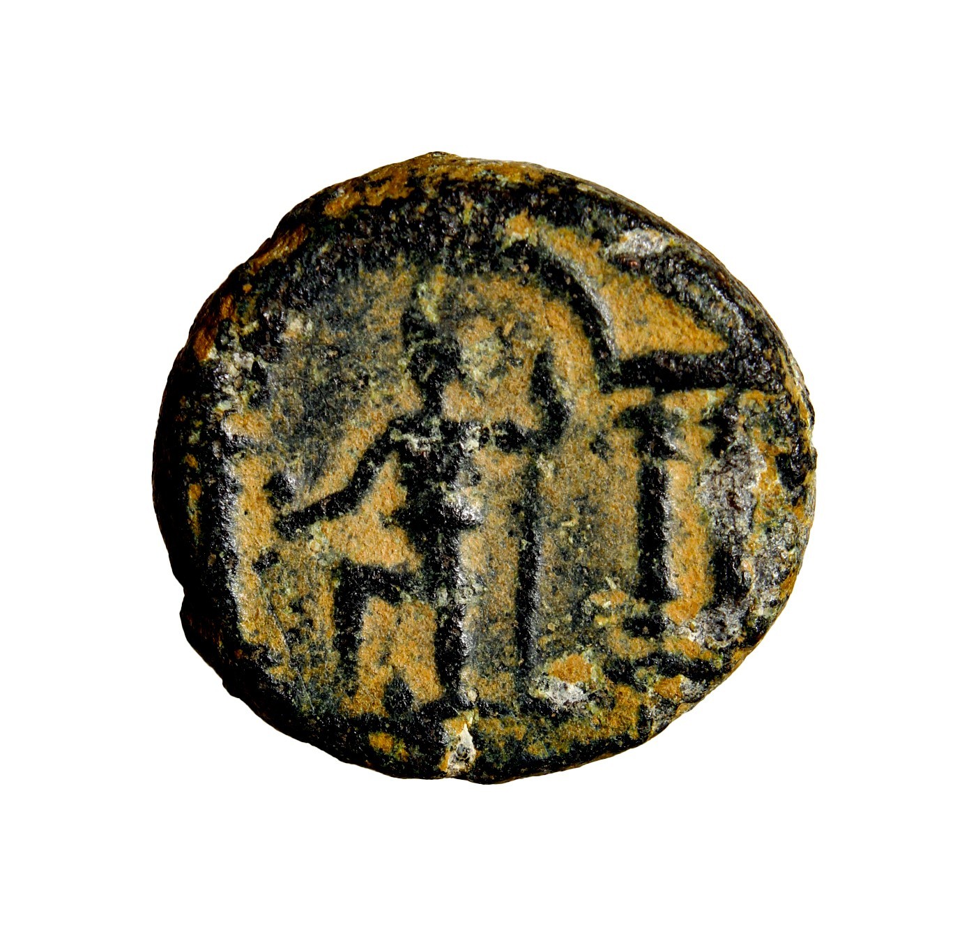 Very Rare & Nice JUDAEA, Antipatras. Elagabalus. AD 218-222. Æ Temple Coin COA