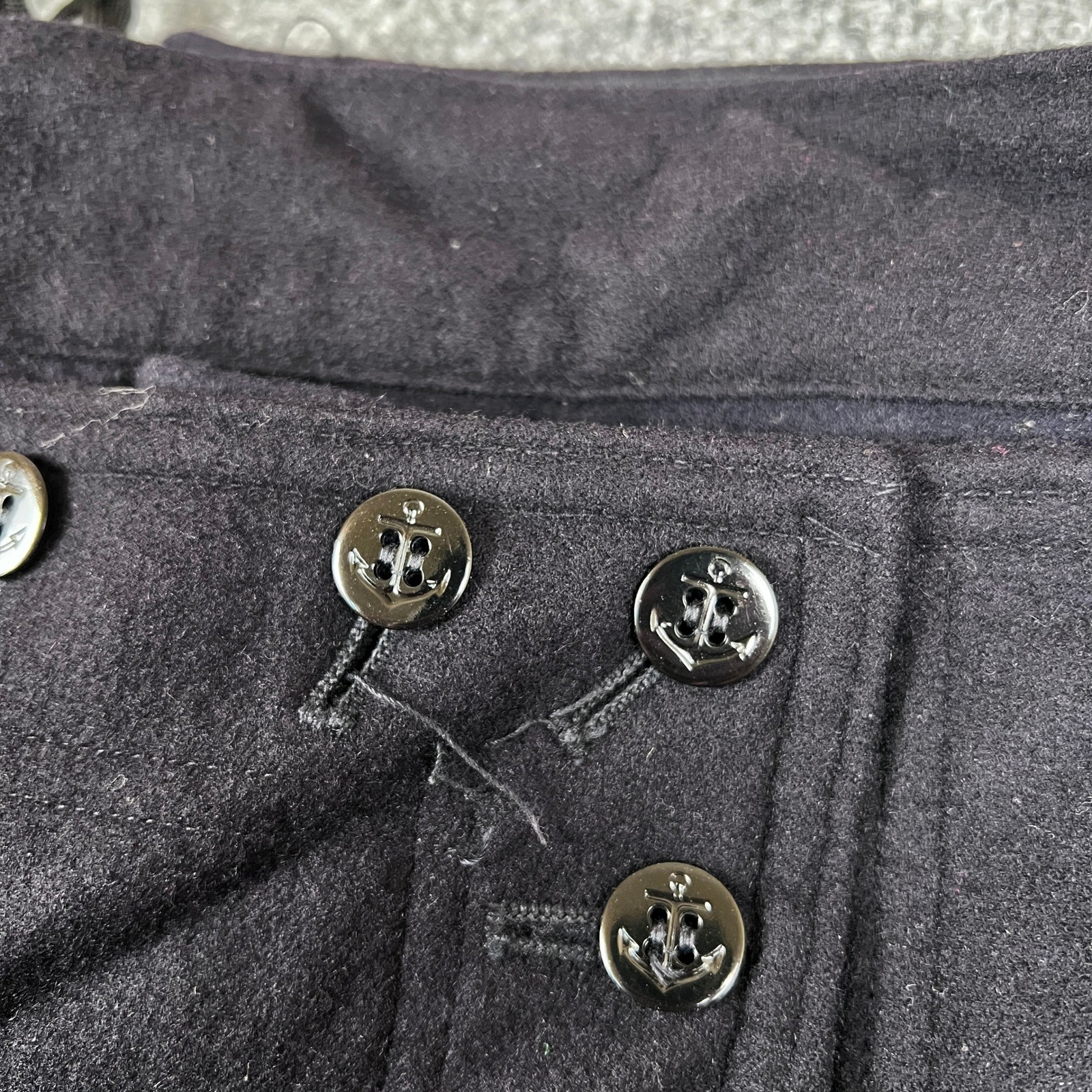 VTG 70s US Navy Sailor Pants Mens 32L 32x32 Wool Cracker Jack Bell Bottom Flare