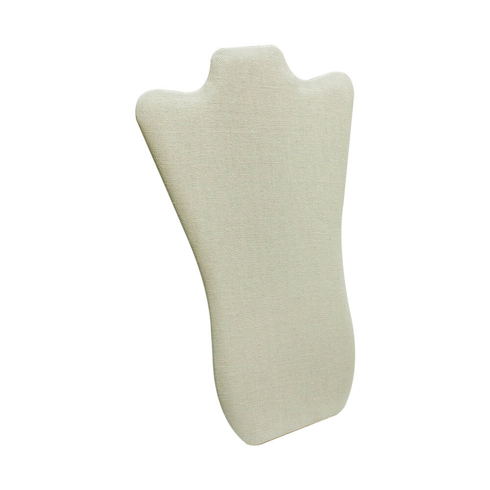 14-1/4" x 9-7/8" Necklaces Easel Pad Soft Linen Beige Jewelry Organizer Displays