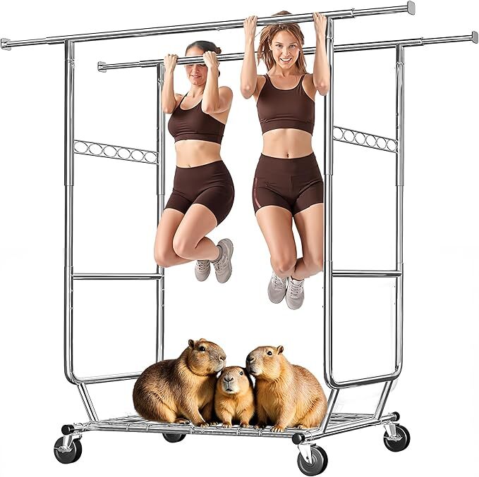 Clothes Rack Heavy Duty Clothing Racks for Hanging Clothes Load 620LBS