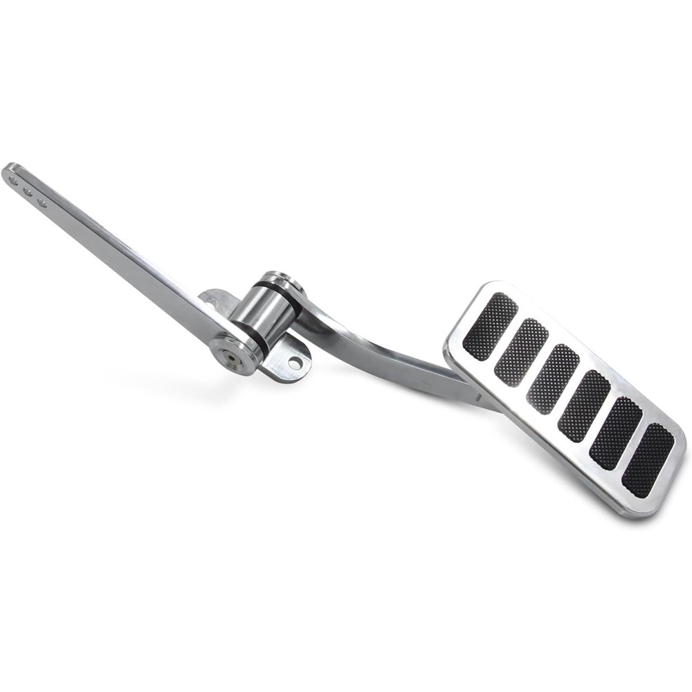 Street Hot Rat Rod Gas Pedal Firewall Mount Throttle Polished Aluminum Universal