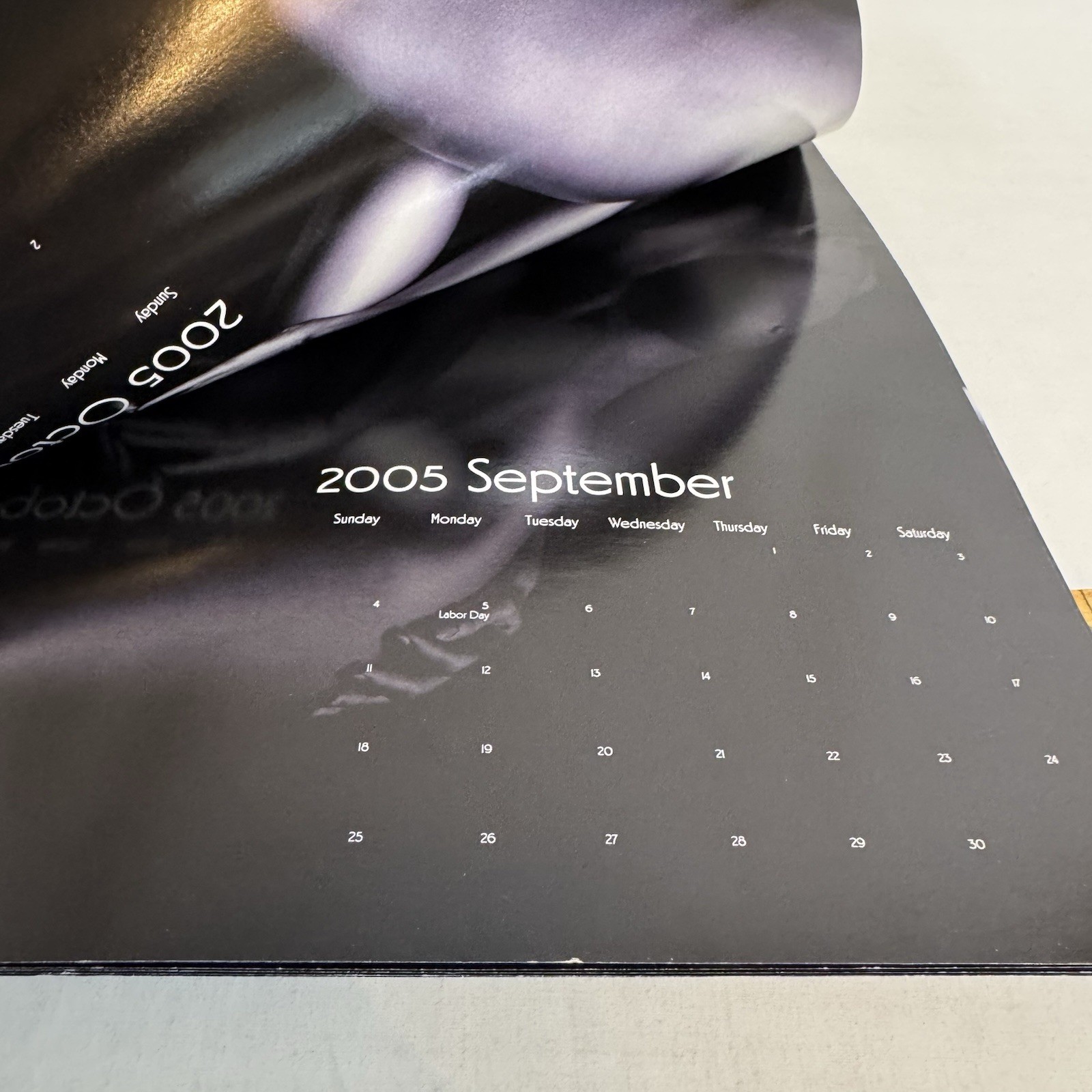 2005 Monte Christo Featuring Cigars & Silver Female Model Calendar **