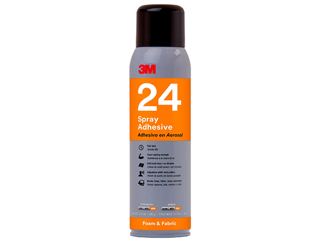 3M Foam and Fabric Spray Adhesive 24, Orange, 16 fl oz