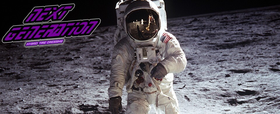 Tire shine dressing high gloss non sling silicone free