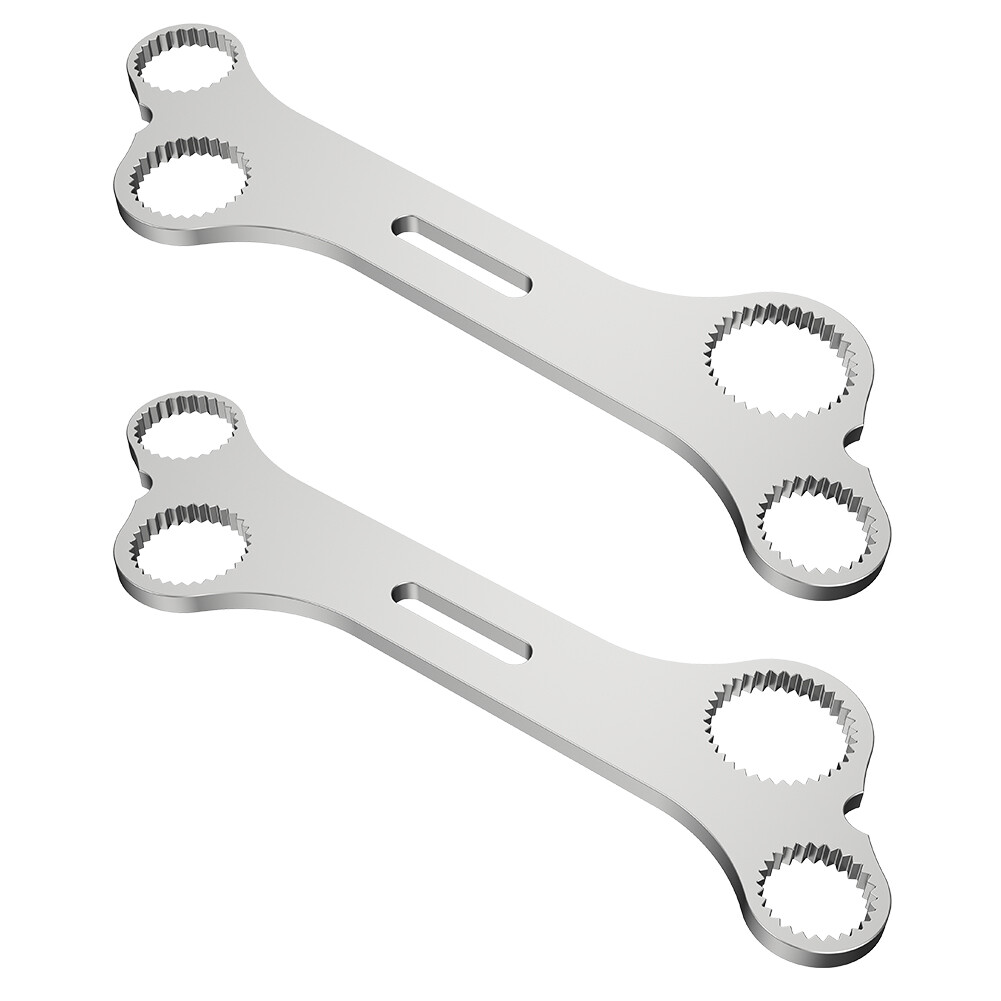 2PCS Parse Wrench Multitool Spanner For Leatherman Disassembly Tool Bone Design