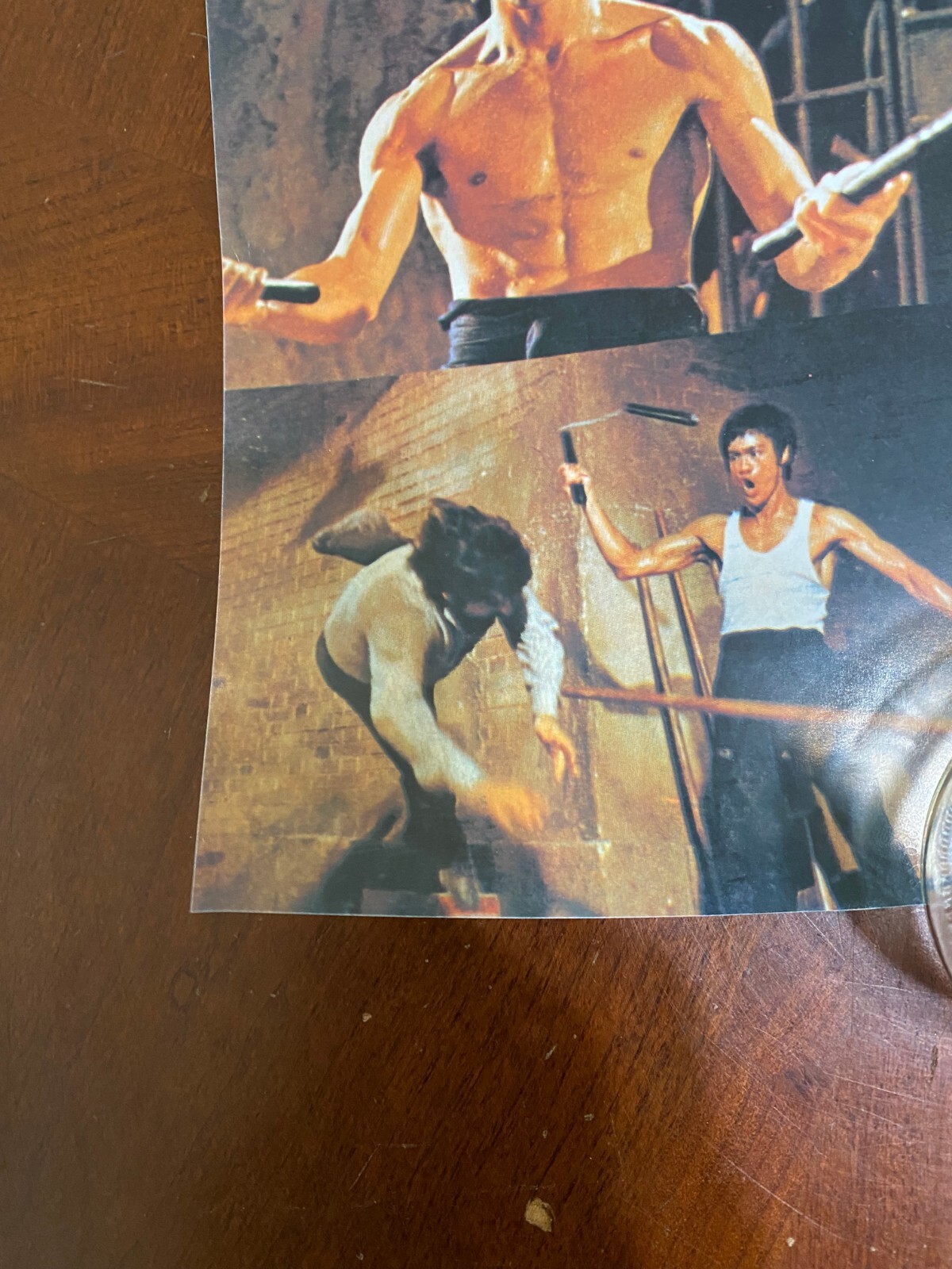 Vintage 1970s Poster Collage Bruce Lee Jeet Kune Do Martial Artist