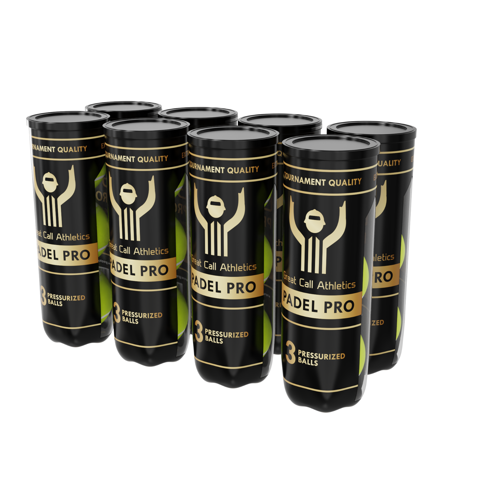 Great Call Athletics | Padel Pro 3 Ball Can | Professional Tournament Quality