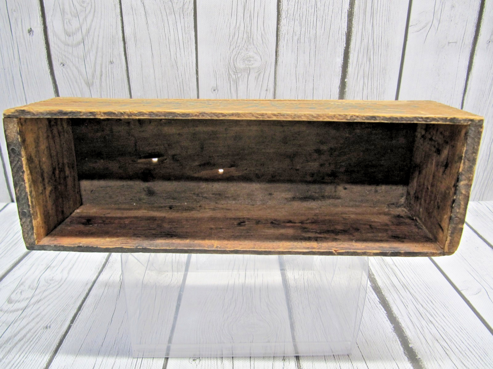 Vintage Sunny Lane Cream Cheese Box Wood 3 LBS Abbots Dairies Philadelphia, PA