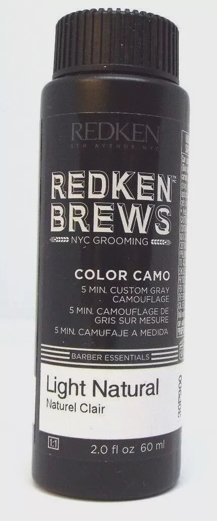Redken Brews FOR MEN 5 minute Color Camo Gray Camouflage - Choose any Shade