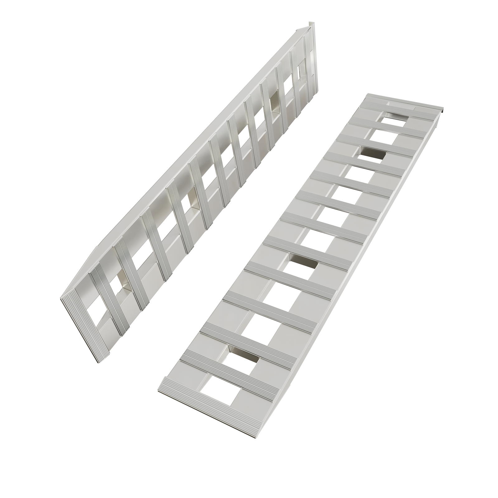 72"x15" Pair Aluminum 8500 LBS Hook Ramps Car Truck Trailer Auto Hauler Tractor