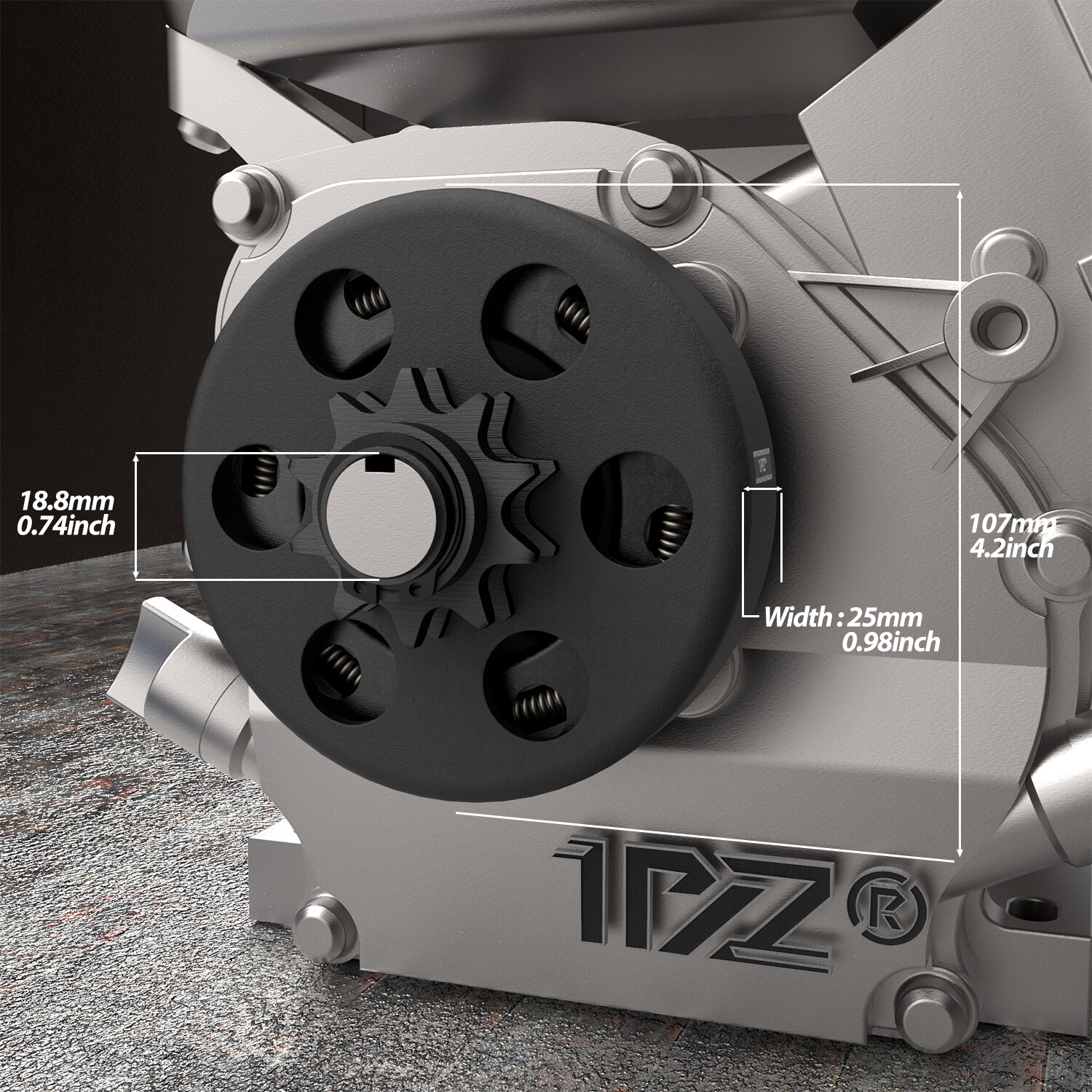 Centrifugal Clutch 3/4" Bore 10 Tooth For Arctic Cat 120 OEM# 209768 / 7639-193