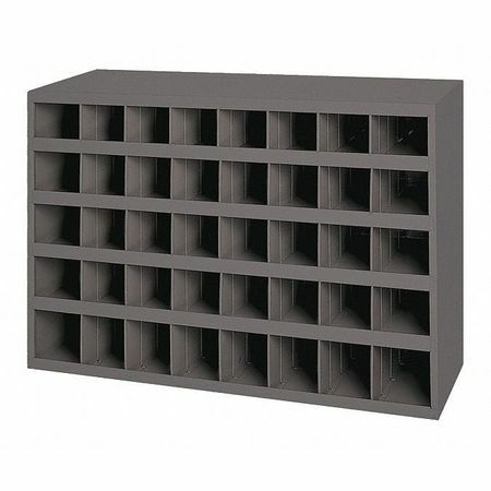 Durham Mfg 349-95 Pigeonhole Bin Unit, 40 Compartments, 8 1/2 In D X 22 1/4 In