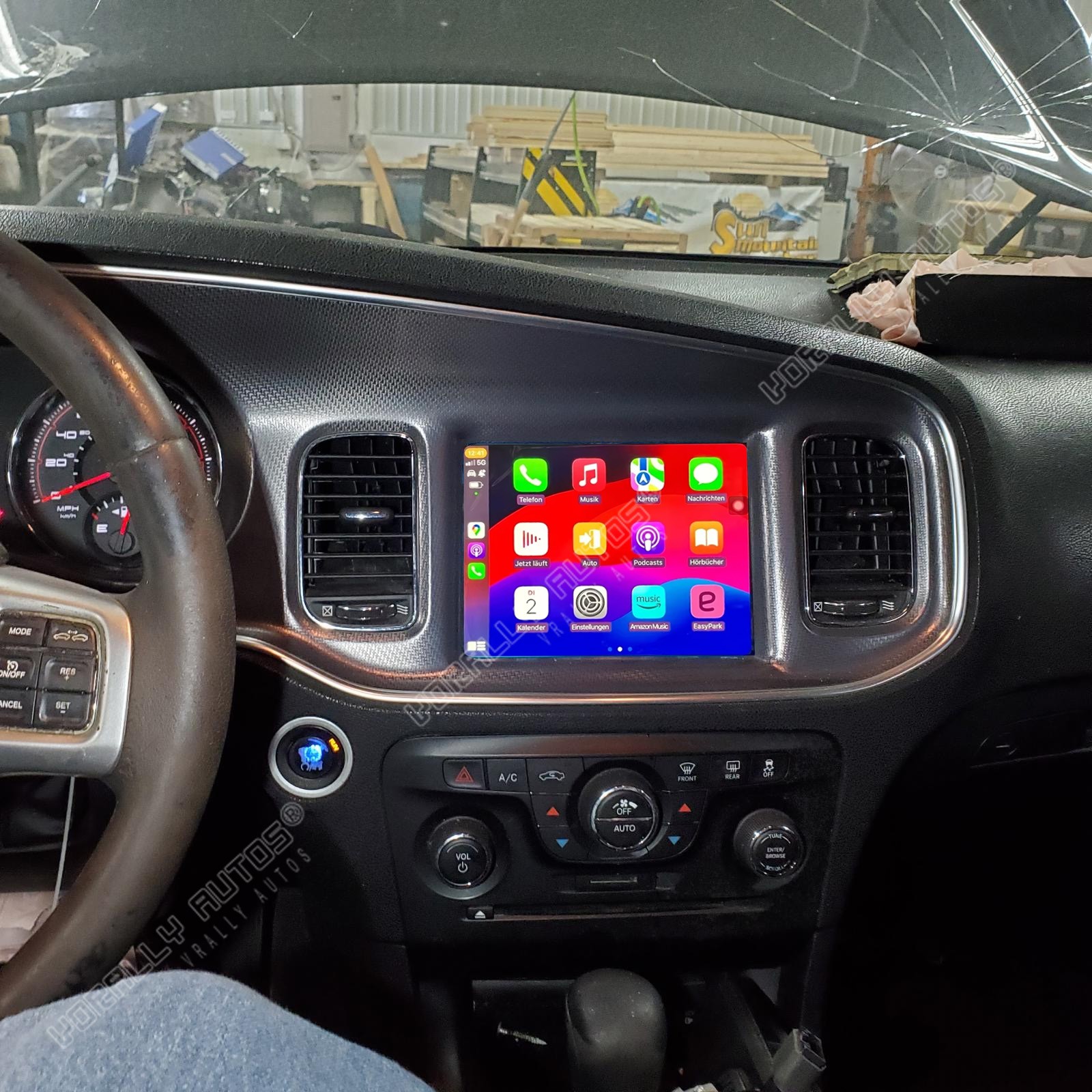 64G Carplay For 11-14 Dodge Charger Chrysler 300 Car Stereo Radio GPS Android 15