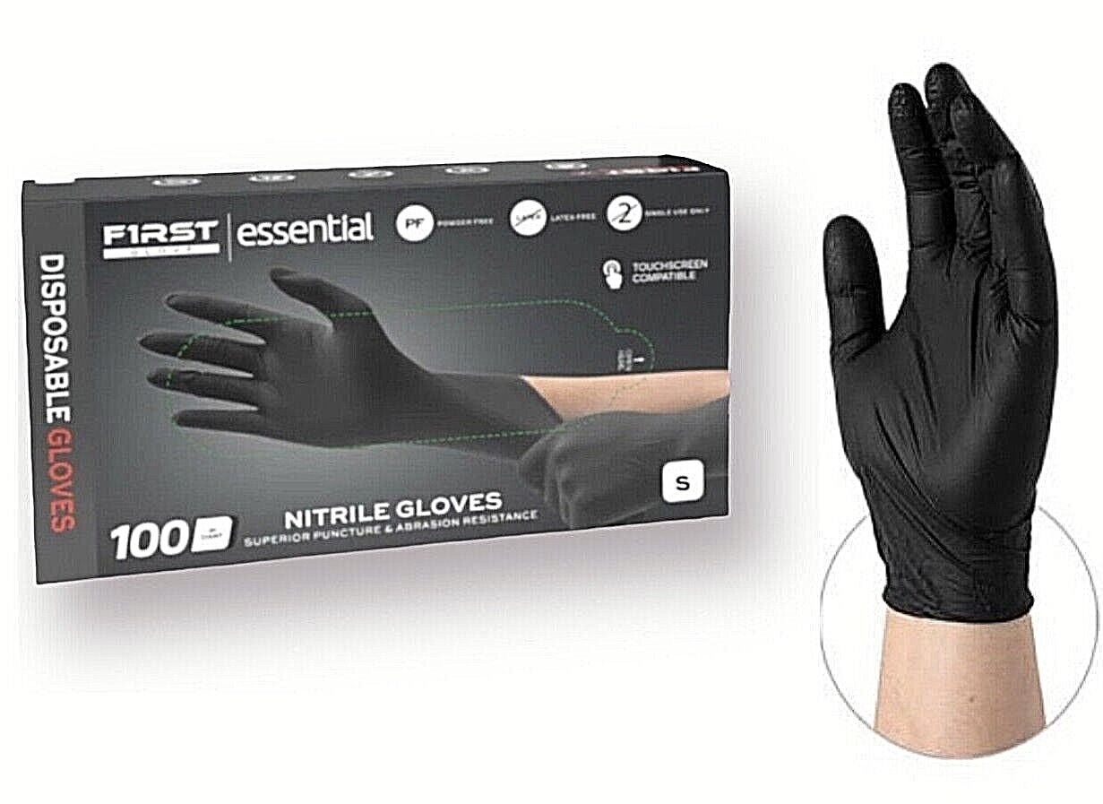 Nitrile Disposable Gloves Powder Latex Free 3, 5, 6, & 8 Mil